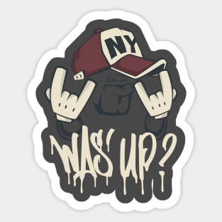 NY wasup Sticker
